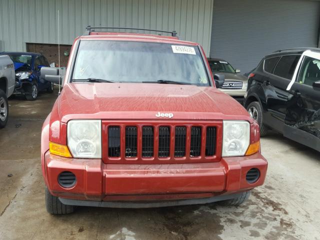 1J8HG48K06C136432 - 2006 JEEP COMMANDER Qırmızı foto 9