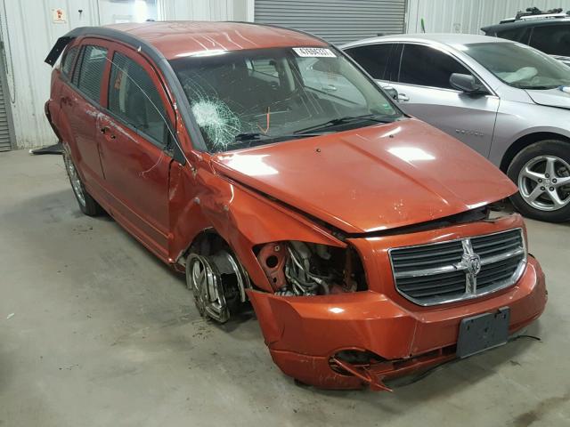 1B3HB48A19D213757 - 2009 DODGE CALIBER SX ORANGE photo 1