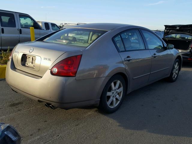 1N4BA41E84C873741 - 2004 NISSAN MAXIMA SE BEIGE photo 4