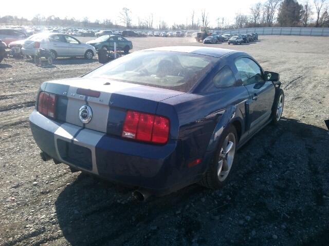 1ZVHT82H085143831 - 2008 FORD MUSTANG GT BLUE photo 4