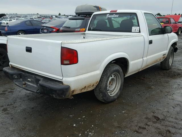 1GCCS1444X8100690 - 1999 CHEVROLET S TRUCK S1 WHITE photo 4