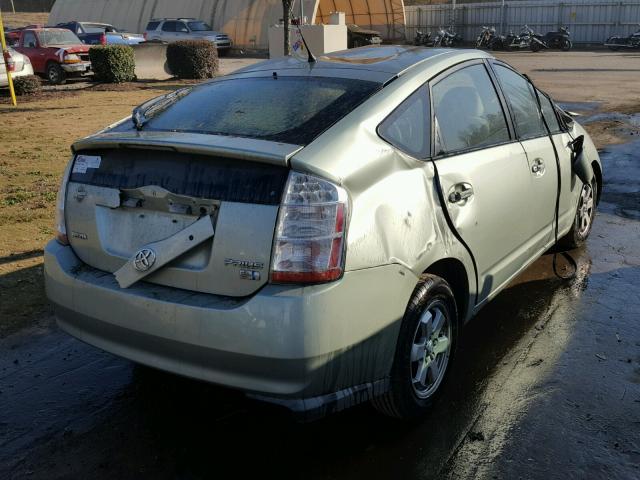 JTDKB20U267504535 - 2006 TOYOTA PRIUS GREEN photo 4