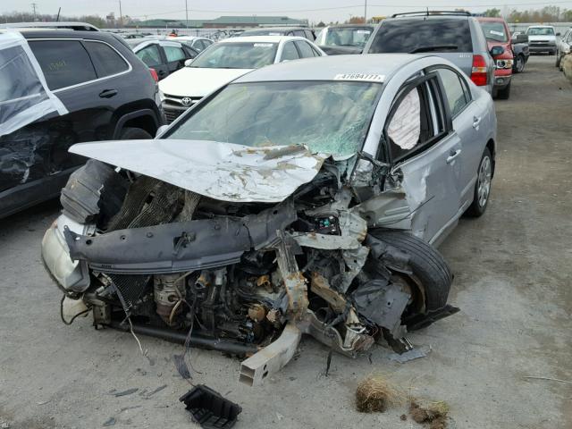 1HGFA16578L001478 - 2008 HONDA CIVIC LX SILVER photo 2