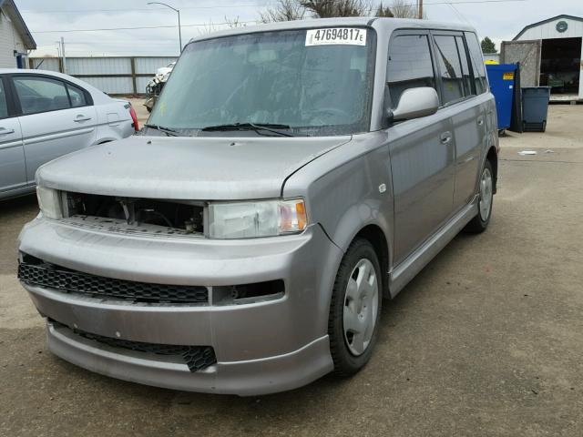 JTLKT324364065352 - 2006 TOYOTA SCION XB SILVER photo 2