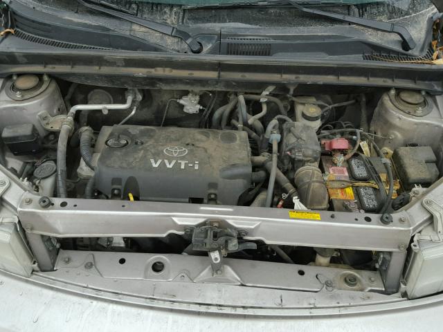 JTLKT324364065352 - 2006 TOYOTA SCION XB SILVER photo 7