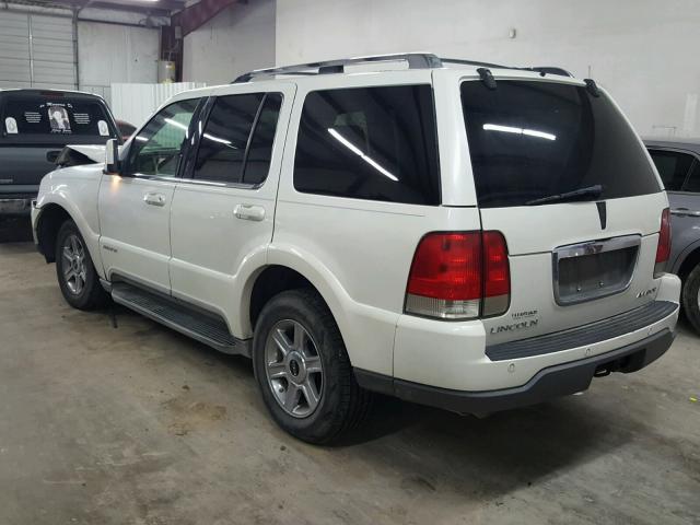 5LMEU68H84ZJ32036 - 2004 LINCOLN AVIATOR WHITE photo 3