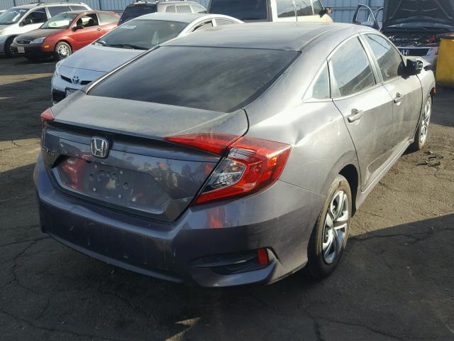 2HGFC2F51GH567504 - 2016 HONDA CIVIC LX CHARCOAL photo 4