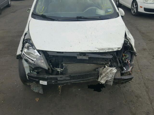 KNADM4A35D6112735 - 2013 KIA RIO LX WHITE photo 9