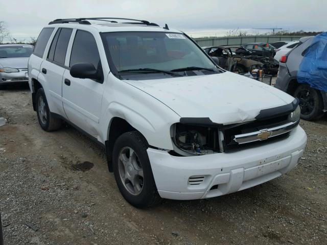 1GNDS13S272225086 - 2007 CHEVROLET TRAILBLAZE WHITE photo 1