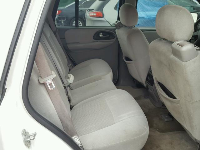 1GNDS13S272225086 - 2007 CHEVROLET TRAILBLAZE WHITE photo 6