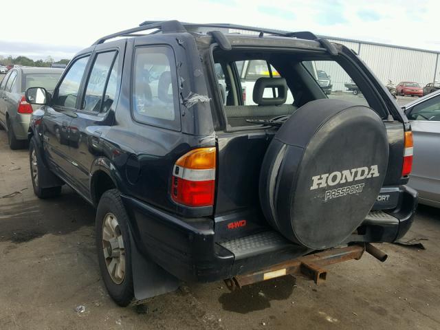 4S6CM58W4X4401449 - 1999 HONDA PASSPORT E BLACK photo 3