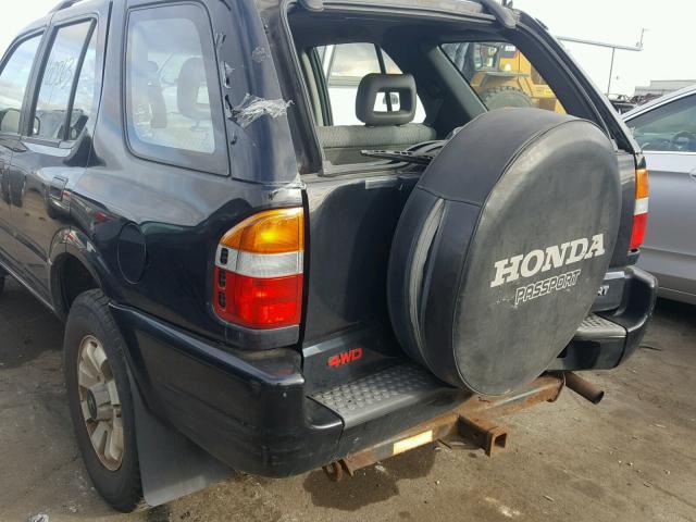 4S6CM58W4X4401449 - 1999 HONDA PASSPORT E BLACK photo 9