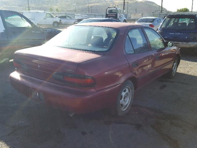 1Y1SK5366RZ017910 - 1994 GEO PRIZM BASE MAROON photo 4