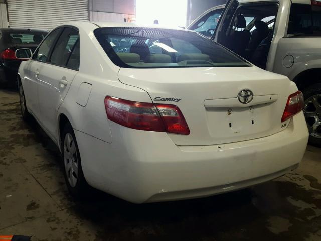 4T4BE46K98R021266 - 2008 TOYOTA CAMRY CE WHITE photo 3