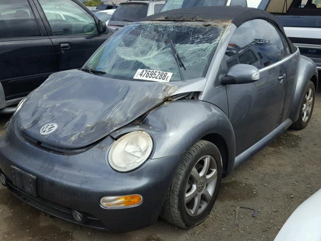 3VWCD31YX4M312902 - 2004 VOLKSWAGEN NEW BEETLE Grafit foto 2