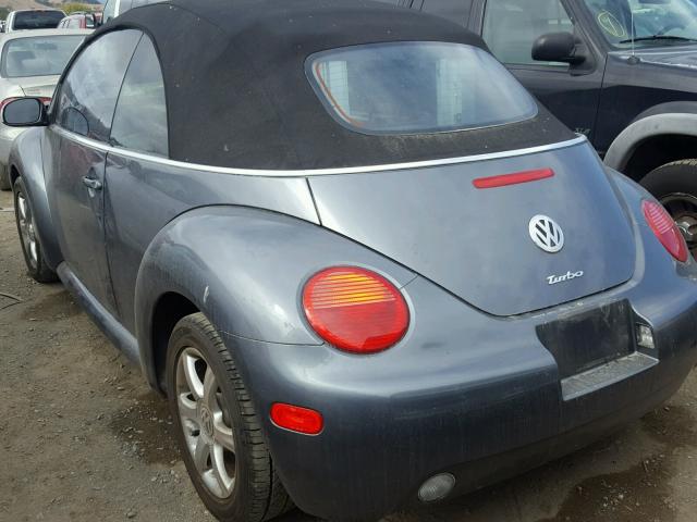 3VWCD31YX4M312902 - 2004 VOLKSWAGEN NEW BEETLE Grafit foto 3