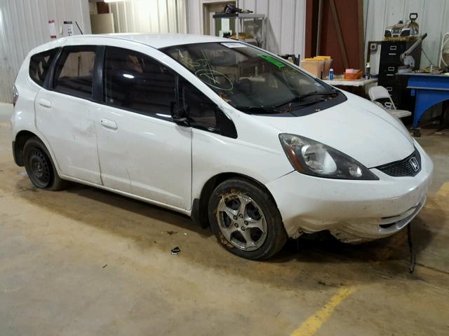 JHMGE88279S073984 - 2009 HONDA FIT WHITE photo 1