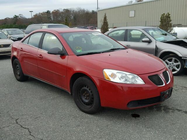 1G2ZG558264197595 - 2006 PONTIAC G6 SE1 RED photo 1