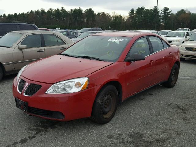 1G2ZG558264197595 - 2006 PONTIAC G6 SE1 RED photo 2