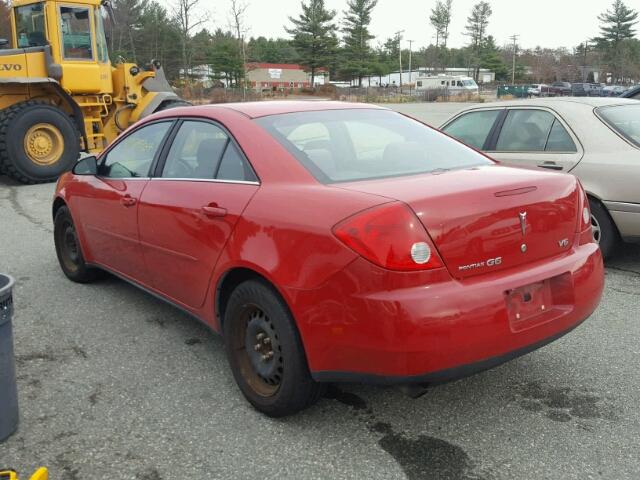 1G2ZG558264197595 - 2006 PONTIAC G6 SE1 RED photo 3