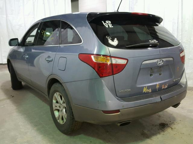 KM8NU13C97U026035 - 2007 HYUNDAI VERACRUZ G BLUE photo 3