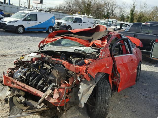 1FAHP3H20CL139530 - 2012 FORD FOCUS SEL RED photo 2