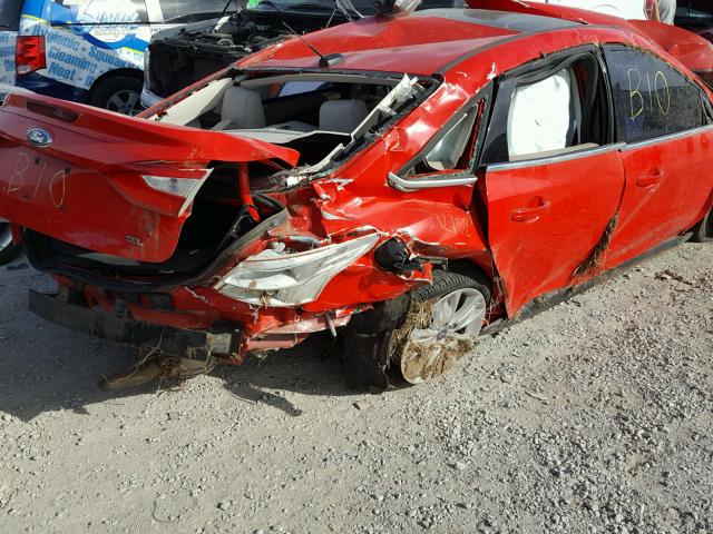 1FAHP3H20CL139530 - 2012 FORD FOCUS SEL RED photo 9