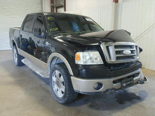 1FTPW14V08KD71118 - 2008 FORD F150 SUPER BLACK photo 1