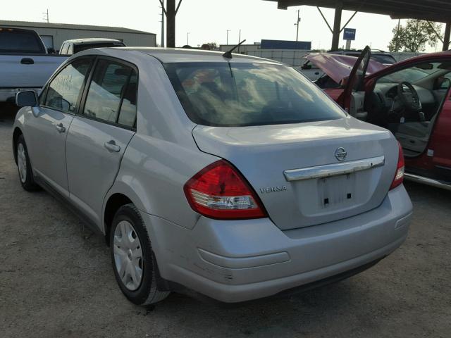 3N1BC1AP7AL429872 - 2010 NISSAN VERSA S SILVER photo 3