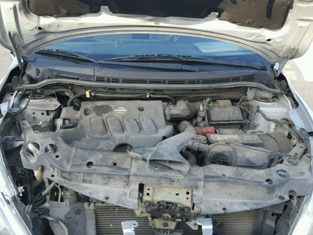 3N1BC1AP7AL429872 - 2010 NISSAN VERSA S SILVER photo 7