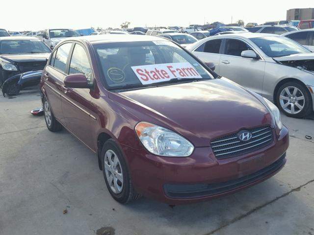 KMHCN4AC6AU507702 - 2010 HYUNDAI ACCENT GLS MAROON photo 1