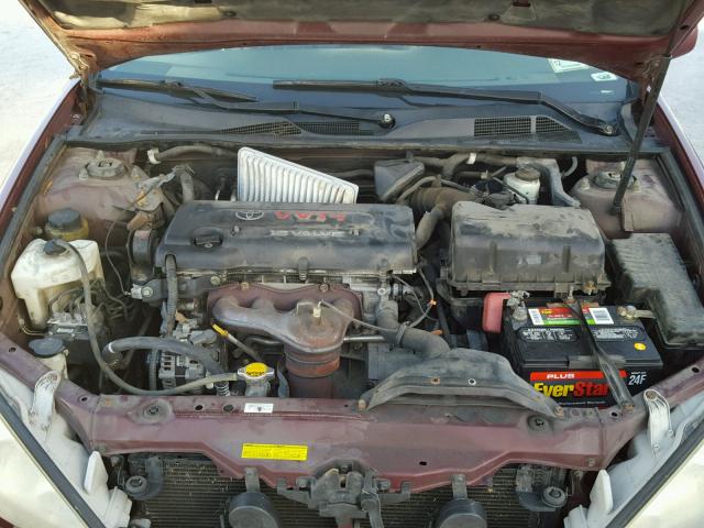 4T1BE30K45U098779 - 2005 TOYOTA CAMRY LE RED photo 7