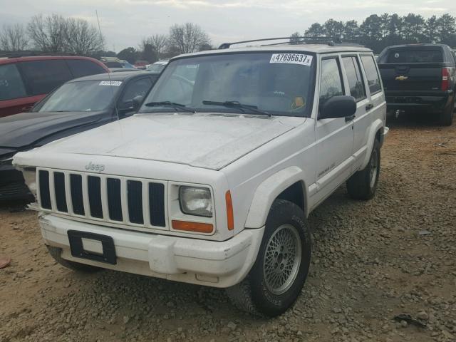 1J4FT68S1XL558503 - 1999 JEEP CHEROKEE S WHITE photo 2