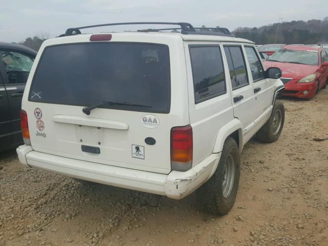 1J4FT68S1XL558503 - 1999 JEEP CHEROKEE S WHITE photo 4