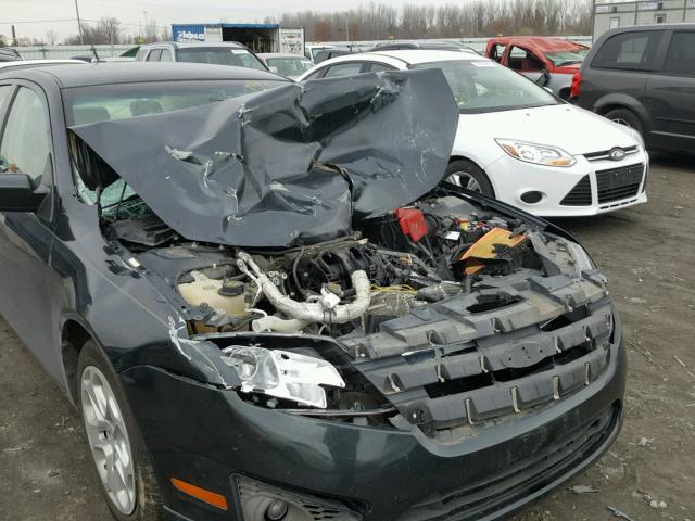 3FAHP0HA9AR346020 - 2010 FORD FUSION SE GREEN photo 9