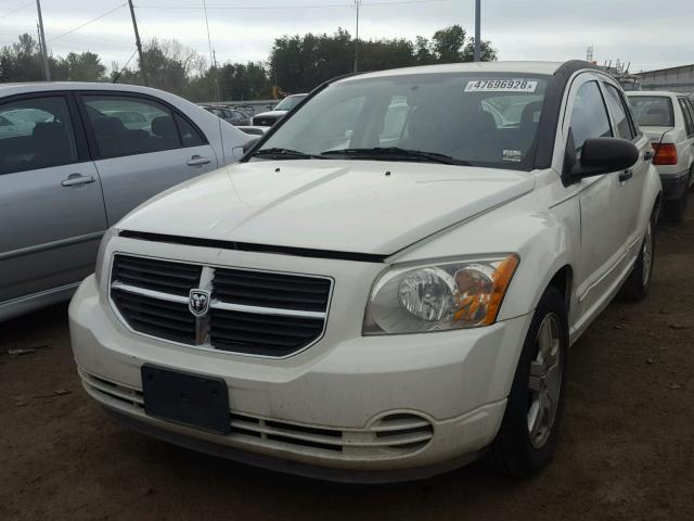 1B3HB48A99D142551 - 2009 DODGE CALIBER SX WHITE photo 2