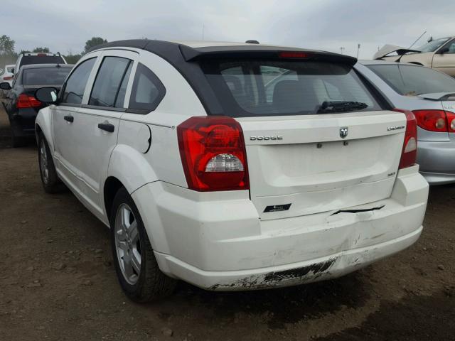 1B3HB48A99D142551 - 2009 DODGE CALIBER SX WHITE photo 3