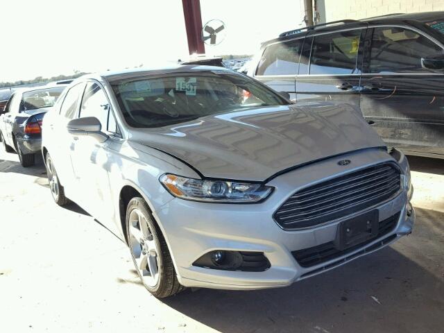 3FA6P0HR1DR360852 - 2013 FORD FUSION SE SILVER photo 1