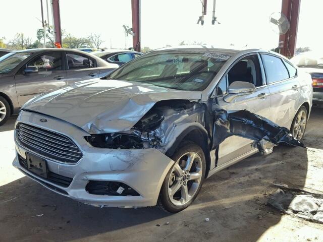 3FA6P0HR1DR360852 - 2013 FORD FUSION SE SILVER photo 2