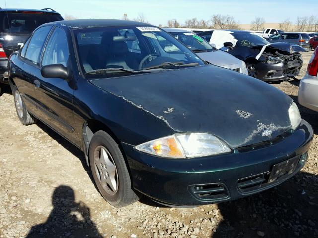 1G1JC524027332905 - 2002 CHEVROLET CAVALIER B GREEN photo 1