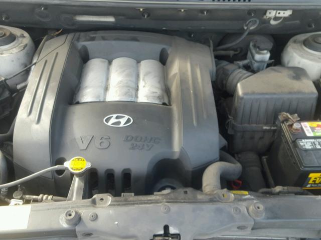 KM8SC13D24U578244 - 2004 HYUNDAI SANTA FE G SILVER photo 7