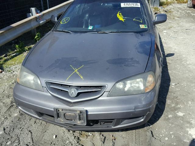 19UYA426X3A002766 - 2003 ACURA 3.2CL TYPE GRAY photo 7