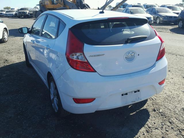 KMHCU5AE6DU097255 - 2013 HYUNDAI ACCENT GLS WHITE photo 3