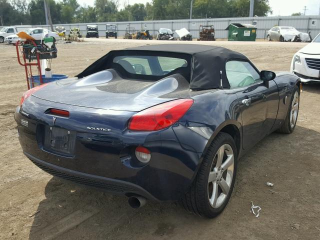 1G2MB35B37Y111178 - 2007 PONTIAC SOLSTICE BLUE photo 4