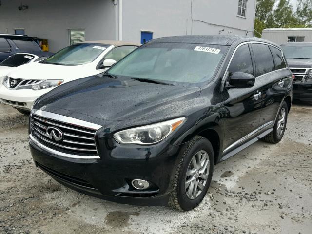 5N1AL0MN0DC340878 - 2013 INFINITI JX35 BASE BLACK photo 2