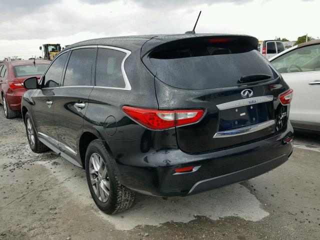 5N1AL0MN0DC340878 - 2013 INFINITI JX35 BASE BLACK photo 3