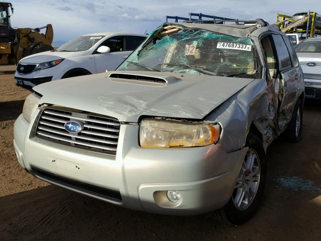 JF1SG69666H702905 - 2006 SUBARU FORESTER 2 SILVER photo 2