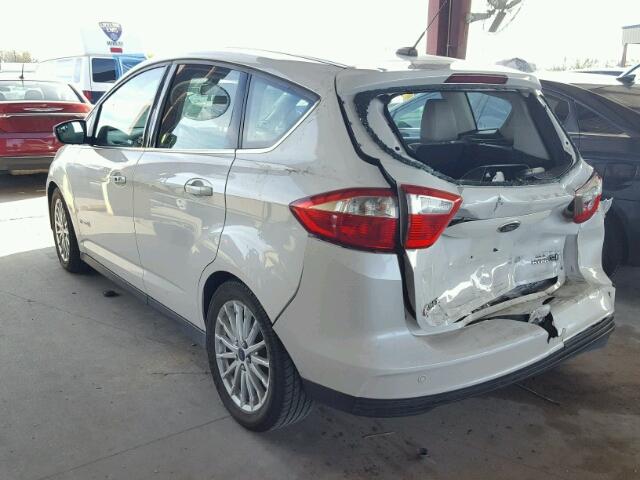 1FADP5BU5DL533840 - 2013 FORD C-MAX SEL WHITE photo 3