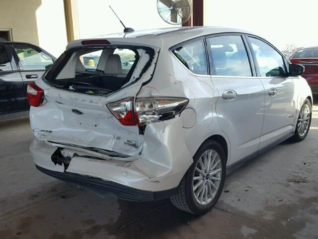 1FADP5BU5DL533840 - 2013 FORD C-MAX SEL WHITE photo 4