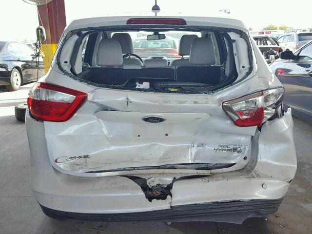 1FADP5BU5DL533840 - 2013 FORD C-MAX SEL WHITE photo 9